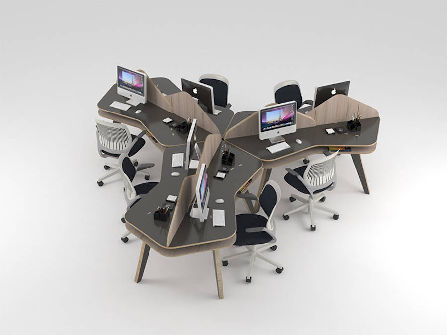 Tesella Desk - Modüler Bölmeli Masa (6)