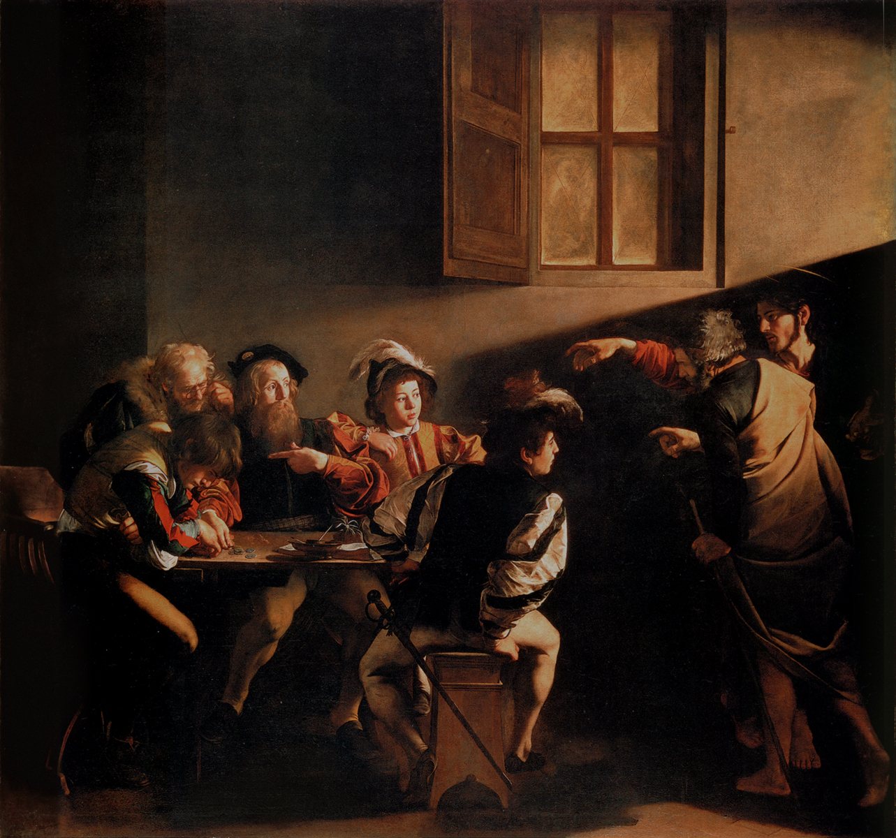 Aziz Matta'nın Çağrılışı, Caravaggio, 1600