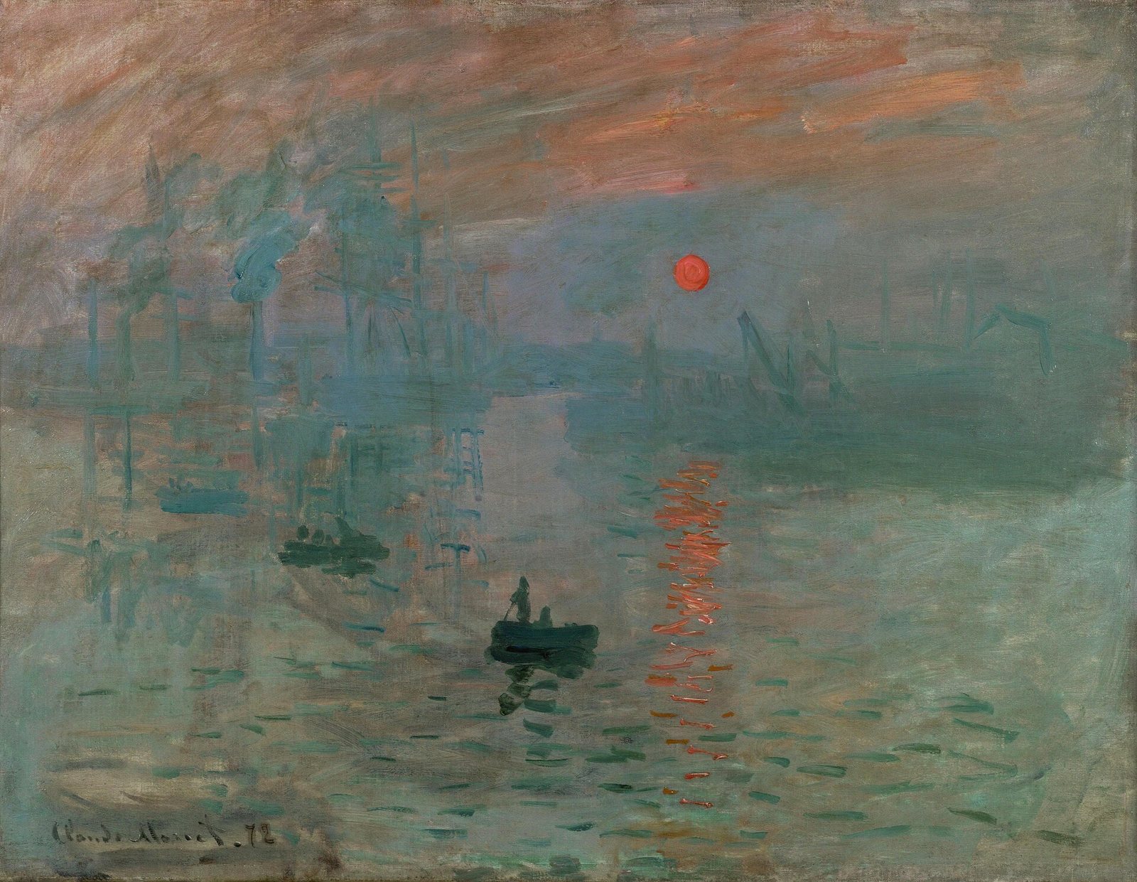 İzlenim: Gün Doğumu, Claude Monet, 1872
